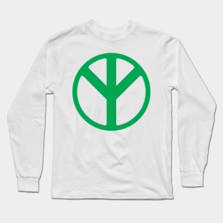 Green World Life Conservation Protest Symbol Long Sleeve T-Shirt